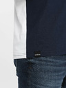 Ombre Clothing Červeno-bílé pánské bavlněné tričko Ombre Clothing