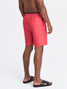 Ombre Clothing Korálové pánské žebrované plavky Ombre Clothing