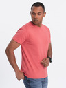Ombre Clothing Korálové pánské basic tričko Ombre Clothing