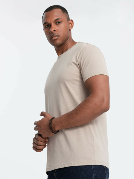 Ombre Clothing Pánské klasické bavlněné tričko BASIC Ombre Clothing
