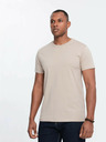 Ombre Clothing Pánské klasické bavlněné tričko BASIC Ombre Clothing