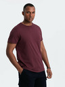 Ombre Clothing Pánské klasické bavlněné tričko BASIC Ombre Clothing
