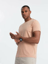 Ombre Clothing Pánské klasické bavlněné tričko BASIC Ombre Clothing