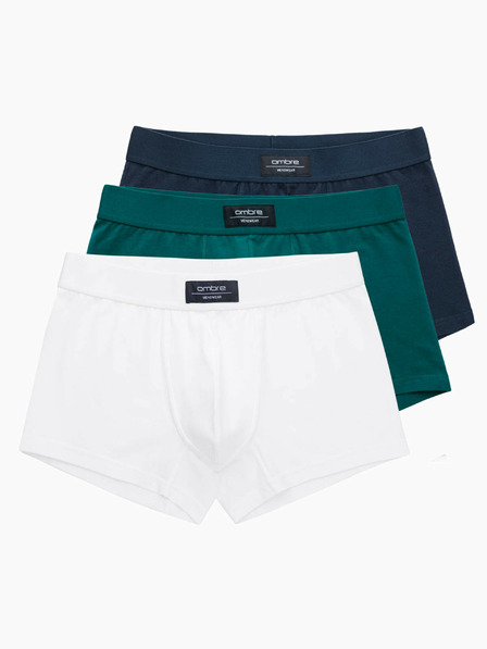 Ombre Clothing Pánské jednobarevné boxerky BASIC s elastanem Ombre Clothing