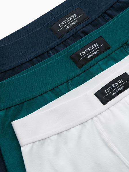 Ombre Clothing Pánské jednobarevné boxerky BASIC s elastanem Ombre Clothing