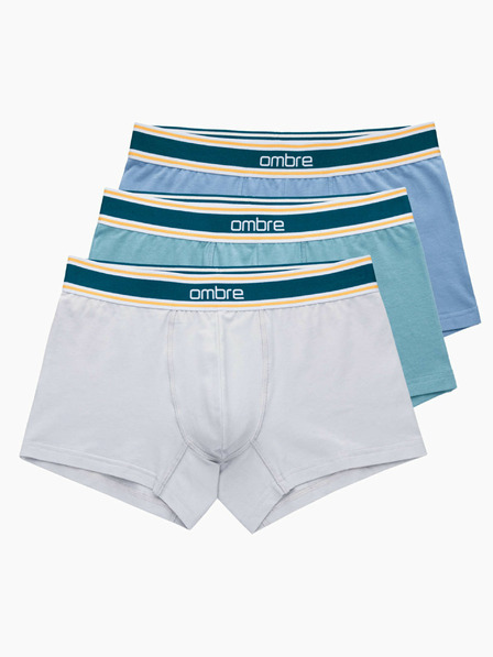 Ombre Clothing Klasické pánské boxerky s ozdobnou gumou v pase Ombre Clothing