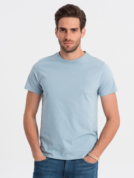 Ombre Clothing Pánské klasické bavlněné tričko BASIC Ombre Clothing