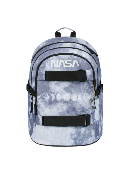 BAAGL  Šedý školní batoh Baagl Skate NASA Grey