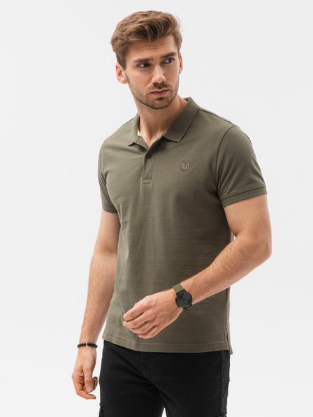 Ombre Clothing Pánská polokošile z pleteného pique úpletu Ombre Clothing