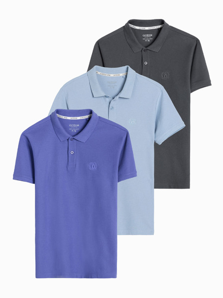 Ombre Clothing Pánská polokošile z pleteného pique úpletu Ombre Clothing