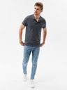 Ombre Clothing Pánská polokošile z pleteného pique úpletu Ombre Clothing