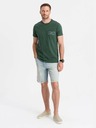 Ombre Clothing Pánské bavlněné tričko s potiskem kapes Ombre Streetstyle Ombre Clothing
