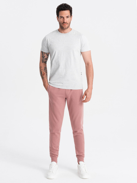 Ombre Clothing Pánské bavlněné tepláky BASIC jogger  Ombre Clothing