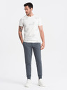 Ombre Clothing Pánské bavlněné tepláky BASIC  Ombre Clothing