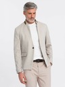 Ombre Clothing Pánské žíhané sako se stojáčkem Ombre Clothing