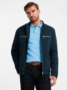 Ombre Clothing Pánská bunda se stojáčkem a kapsami Ombre Clothing