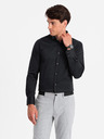 Ombre Clothing Pánská saténová košile Ombre Clothing SLIM FIT V4 OM-SHOS-0176
