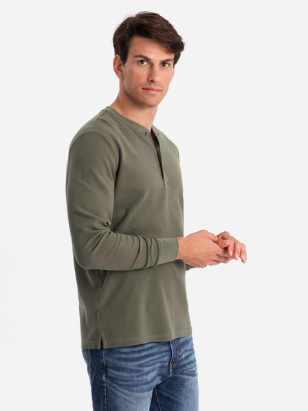 Ombre Clothing Pánský vaflový úplet Ombre Clothing V1 OM-LSCL-0120