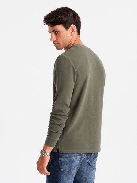 Ombre Clothing Pánský vaflový úplet Ombre Clothing V1 OM-LSCL-0120