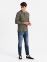 Ombre Clothing Pánský vaflový úplet Ombre Clothing V1 OM-LSCL-0120