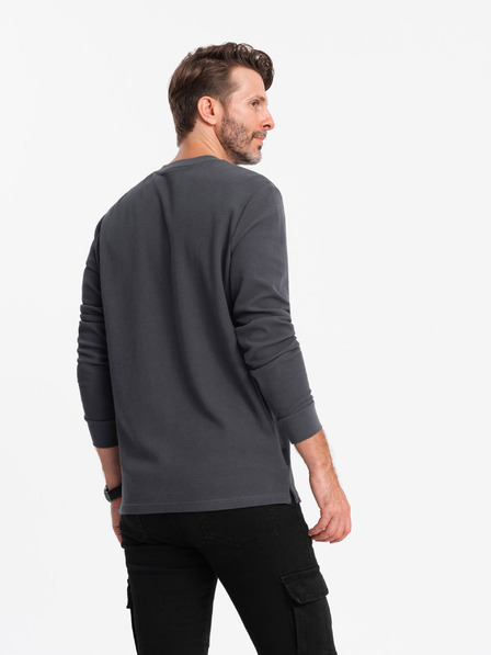 Ombre Clothing Pánský vaflový úplet Ombre Clothing V3 OM-LSCL-0120