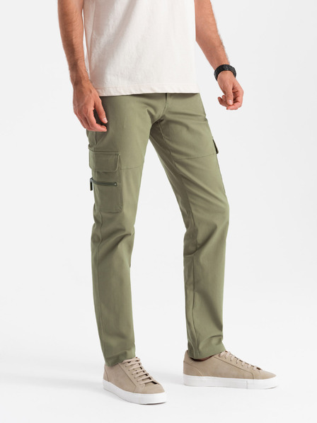 Ombre Clothing Pánské kalhoty Ombre Clothing STRAIGHT LEG CARGO V2 OM-PACG-0204