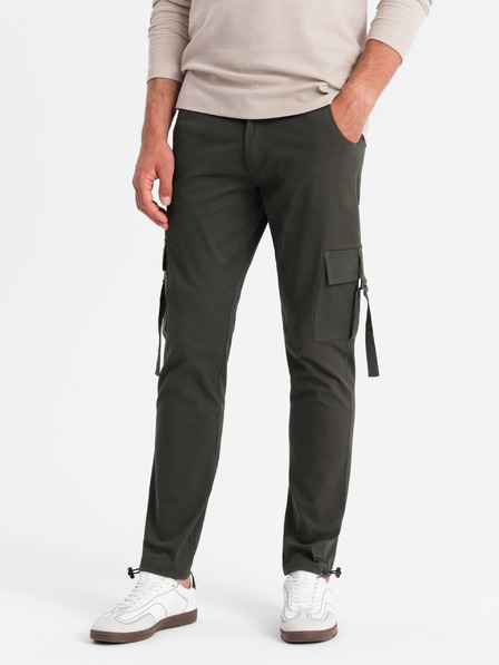 Ombre Clothing Pánské kalhoty Ombre Clothing STRAIGHT LEG CARGO V3 OM-PACG-0197