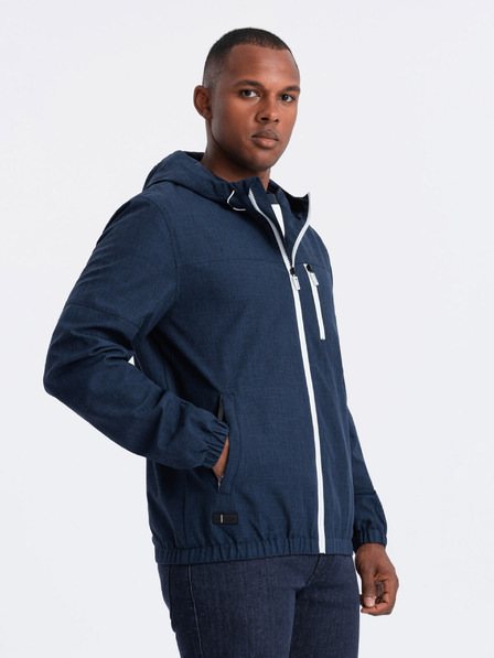 Ombre Clothing Pánská lehká sportovní bunda s fleecovou podšívkou Ombre Clothing