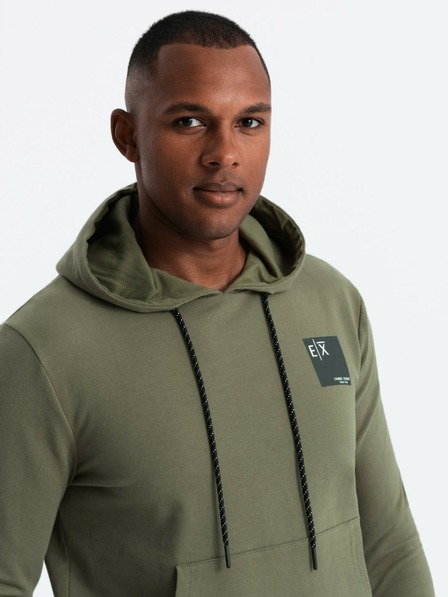 Ombre Clothing Pánská klokaní mikina s kapucí Ombre Clothing