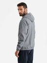 Ombre Clothing Pánská lehká sportovní bunda s fleecovou podšívkou Ombre Clothing