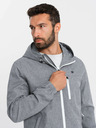 Ombre Clothing Pánská lehká sportovní bunda s fleecovou podšívkou Ombre Clothing