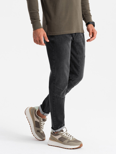 Ombre Clothing Pánské tapered džíny Ombre Clothing