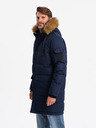 Ombre Clothing Pánská dlouhá bunda parka s kapucí Ombre Clothing