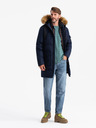 Ombre Clothing Pánská dlouhá bunda parka s kapucí Ombre Clothing