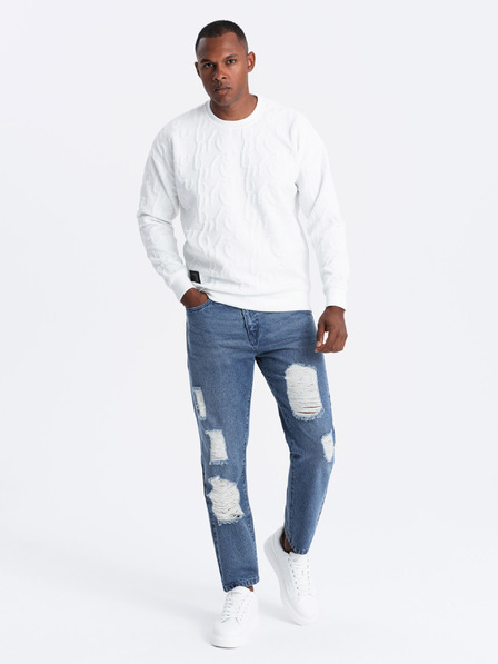 Ombre Clothing Pánské tapered džíny Ombre Clothing