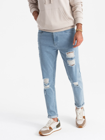 Ombre Clothing Pánské tapered džíny Ombre Clothing