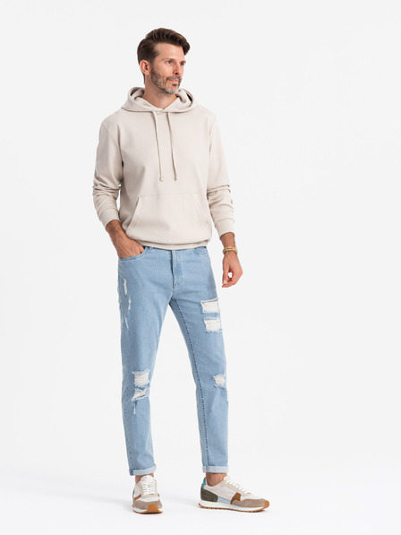 Ombre Clothing Pánské tapered džíny Ombre Clothing