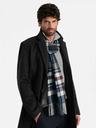 Ombre Clothing Pánská skotská kostkovaná šála s třásněmi Ombre Clothing