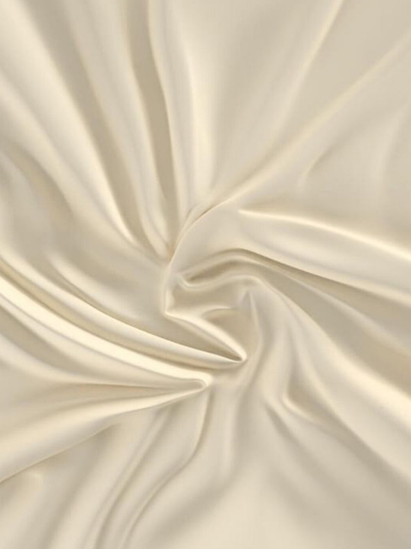 Kvalitex Saténové prostěradlo LUXURY COLLECTION 220x200cm smetanové