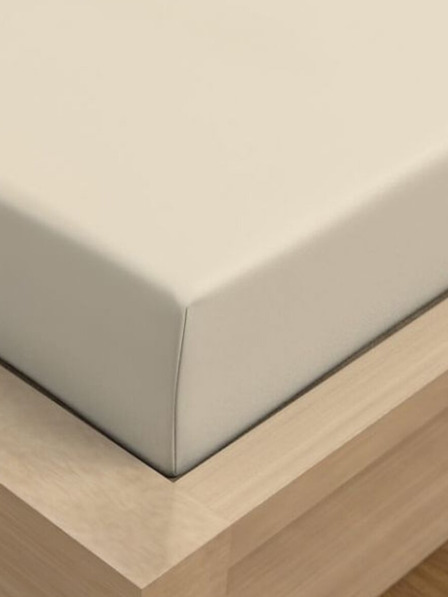 Kvalitex Saténové prostěradlo LUXURY COLLECTION 220x200cm smetanové