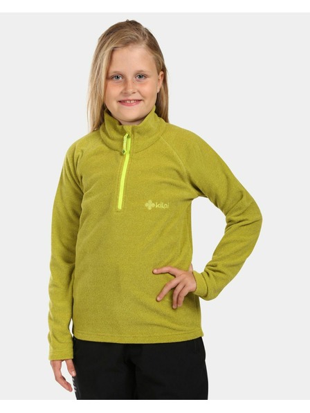 Kilpi Dětská fleecová mikina Kilpi ALMERI-J Světle zelená