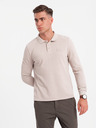 Ombre Clothing Pánské polo tričko s dlouhým rukávem Ombre Clothing