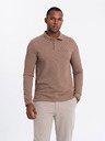 Ombre Clothing Pánské polo tričko s dlouhým rukávem Ombre Clothing