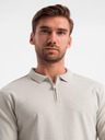 Ombre Clothing Pánské polo tričko s dlouhým rukávem Ombre Clothing