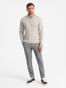 Ombre Clothing Pánské polo tričko s dlouhým rukávem Ombre Clothing
