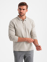 Ombre Clothing Pánské polo tričko s dlouhým rukávem Ombre Clothing