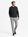 Ombre Clothing Pánské polo tričko s dlouhým rukávem Ombre Clothing