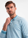 Ombre Clothing Pánské polo tričko s dlouhým rukávem Ombre Clothing
