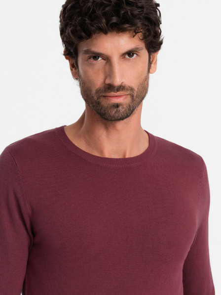 Ombre Clothing Klasický pánský svetr s kulatým výstřihem Ombre Clothing