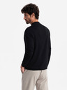 Ombre Clothing Pánský pletený poloviční rolák s viskózou Ombre Clothing